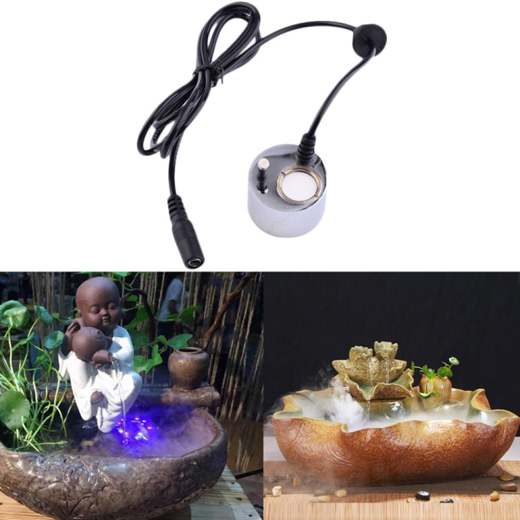 Mini Air Humidifier Color Changing Ultrasonic Household Mist Maker Portable Water Mist for Pond  / Water Tank