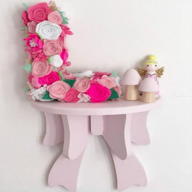 Wooden Bow Racks Children Room Cute Decoration Holder