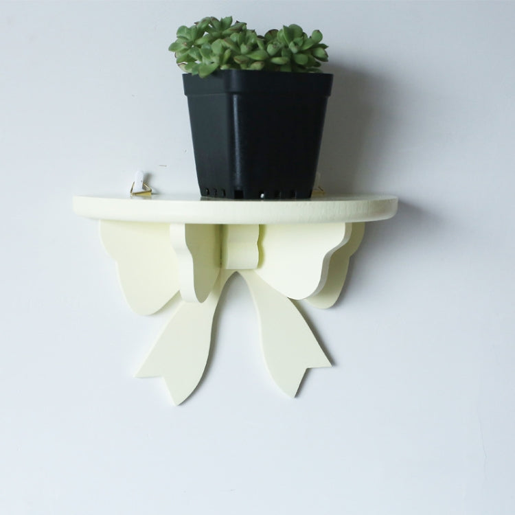 Wooden Bow Racks Children Room Cute Decoration Holder