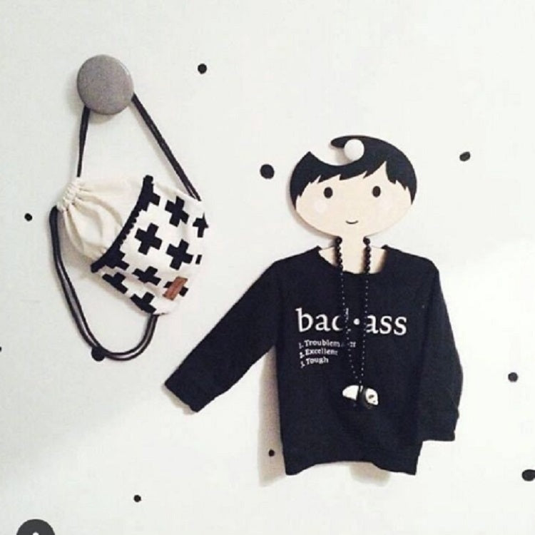 Wooden Boy Hanger Children Room Children Clothing Store Decorative Photography Props