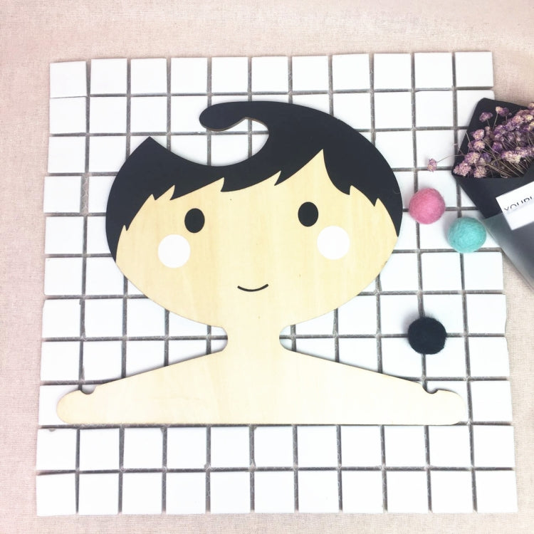 Wooden Boy Hanger Children Room Children Clothing Store Decorative Photography Props