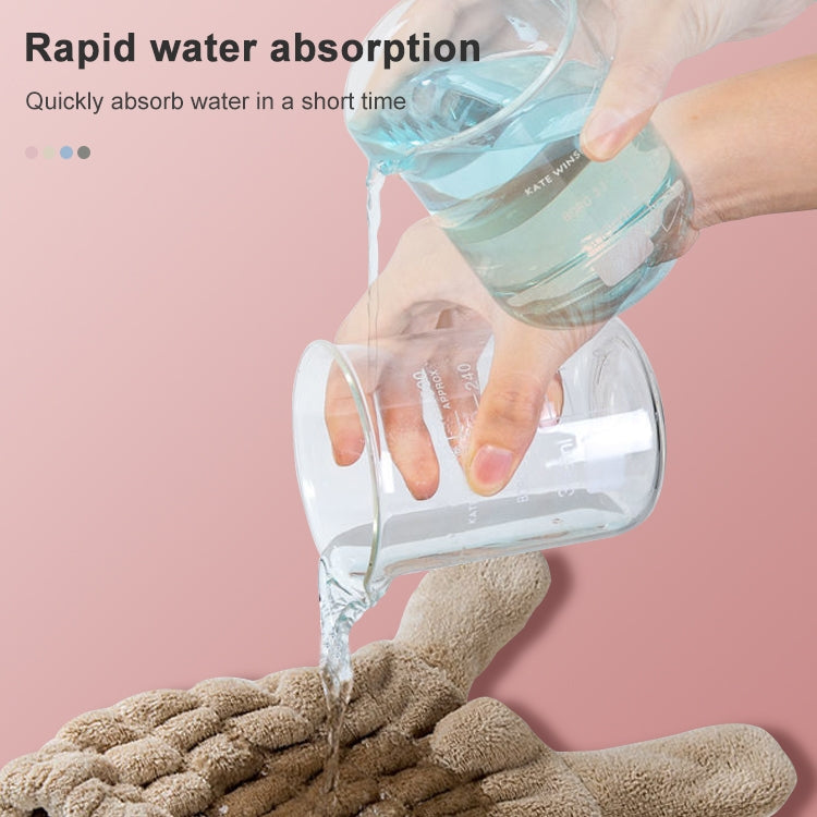 Microfiber Coral Velvet Cartoon Quick Dry Hair Cap