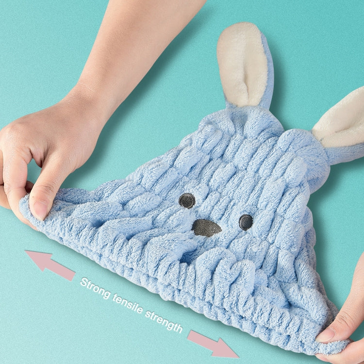 Microfiber Coral Velvet Cartoon Quick Dry Hair Cap