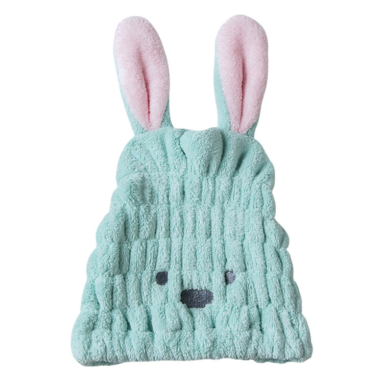 Microfiber Coral Velvet Cartoon Quick Dry Hair Cap