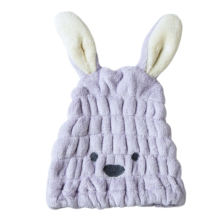 Microfiber Coral Velvet Cartoon Quick Dry Hair Cap