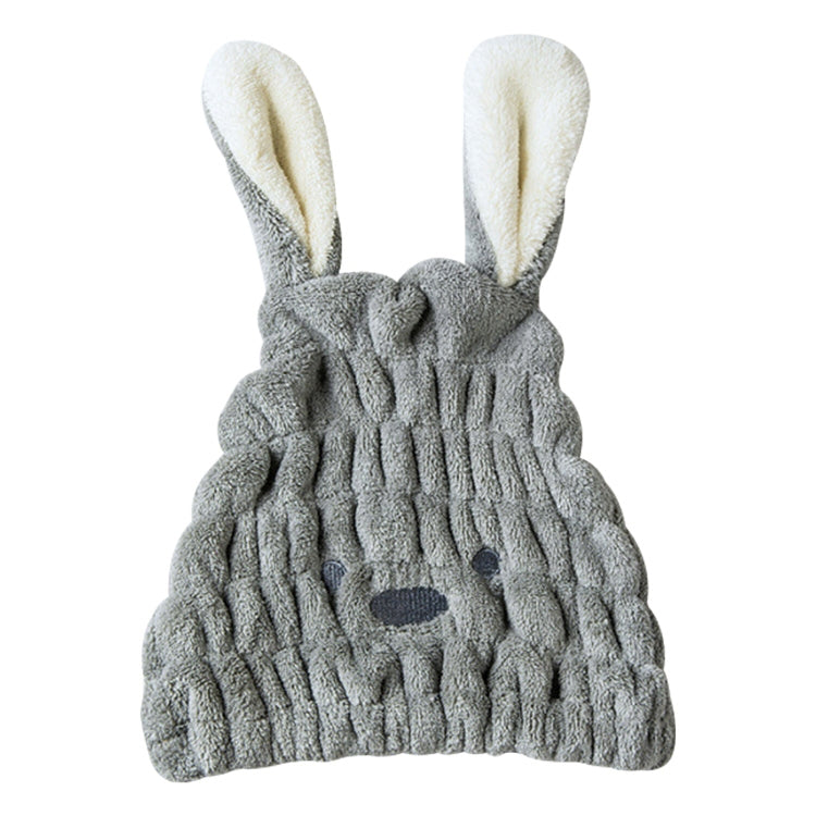 Microfiber Coral Velvet Cartoon Quick Dry Hair Cap