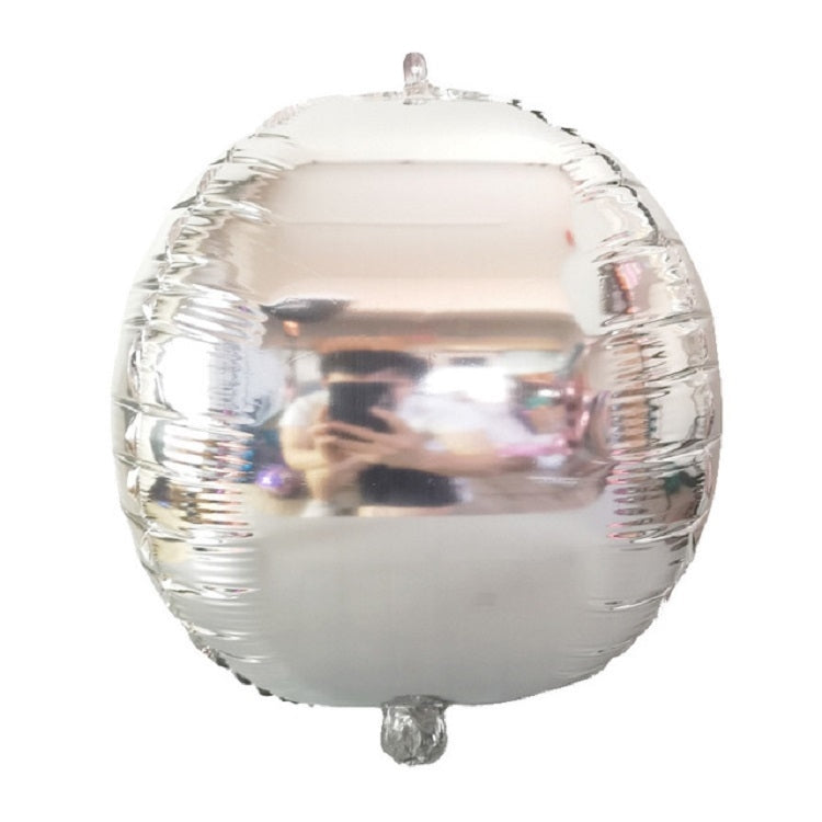 Holiday Party Wedding Decoration 4D Colorful Round Mirror Balloon