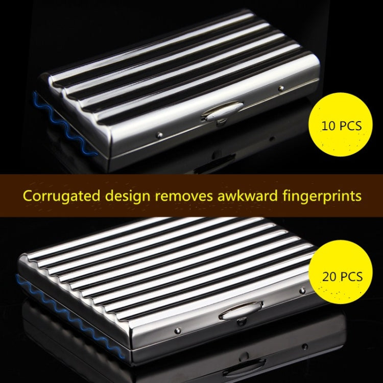 Double-gun Copper Corrugated Cigarette Case