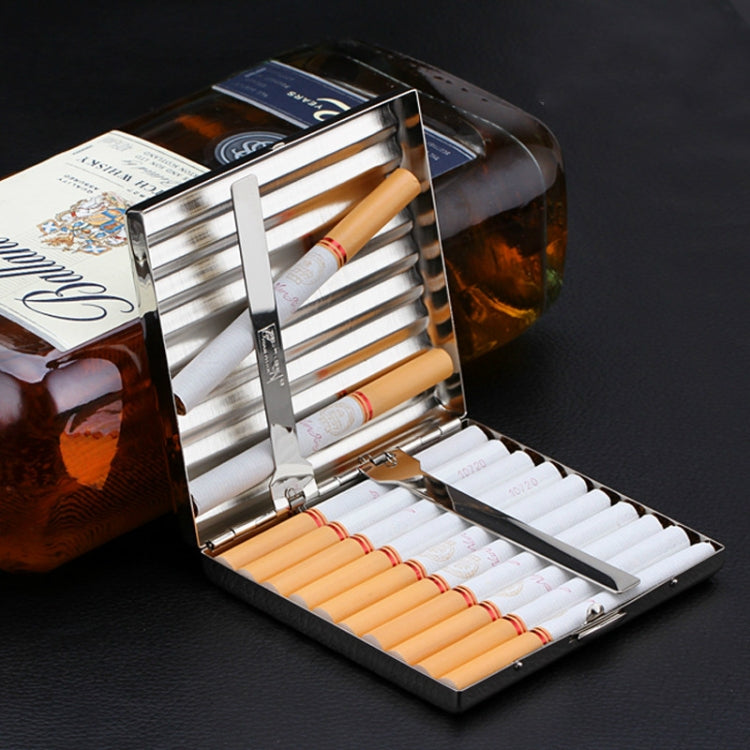 Double-gun Copper Corrugated Cigarette Case