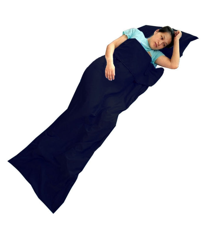 Portable Hotel Solid Color Envelope Dirty Sleeping Bag Liner，Random Color