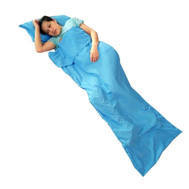 Portable Hotel Solid Color Envelope Dirty Sleeping Bag Liner，Random Color