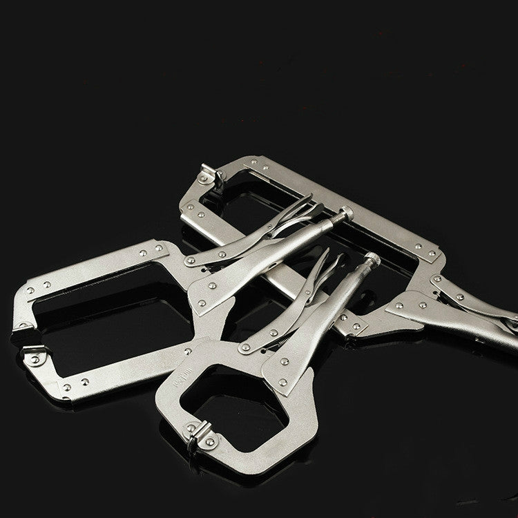 C-shape Square Mouth Strong Fixed Pliers Electric Welding