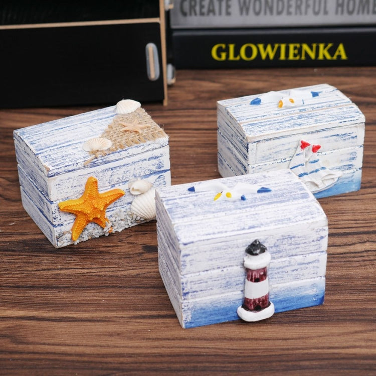 Wooden Pirate Jewellery Storage Box Case Holder Vintage Desk Storage Box