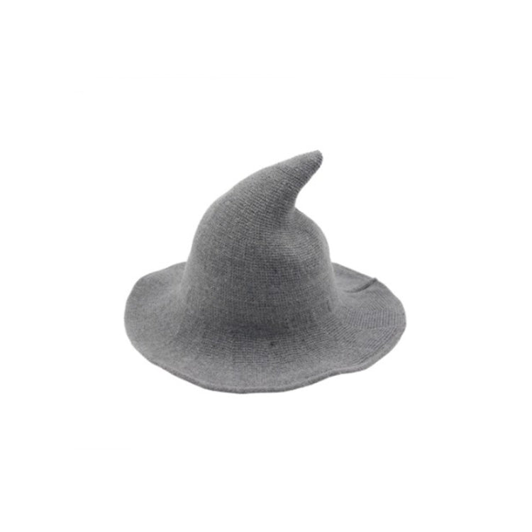 Halloween Personality Wizard Steeple Great Brim Wool Cap