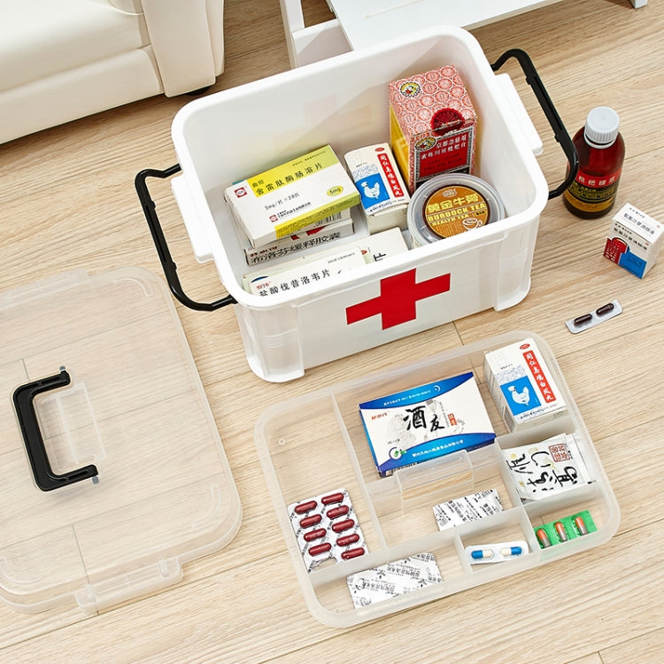 Family Medical Box Multi-layer Medical Emergency Medicine Storage Box Household Plastic Medicine Box
