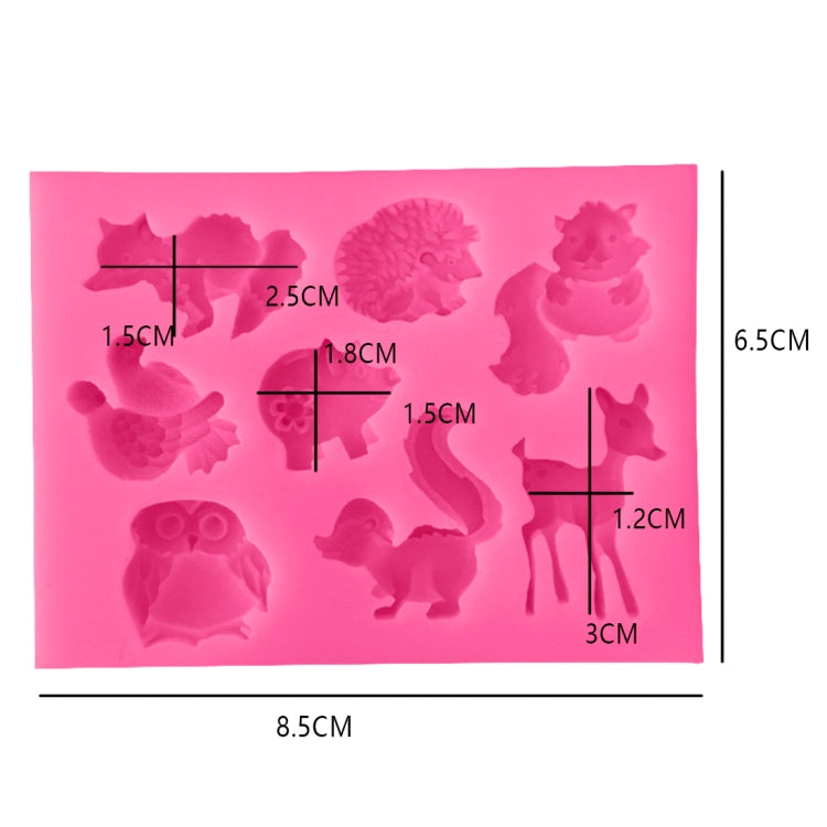 Animals Silicone Mold Cake Decorating Tools Pastry Baking Chocolate Soap Mold