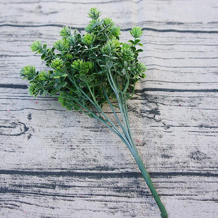 6 Branches Simulation Plant Guanyin Grass Imitation Plastic Flower Home Plant Decoration