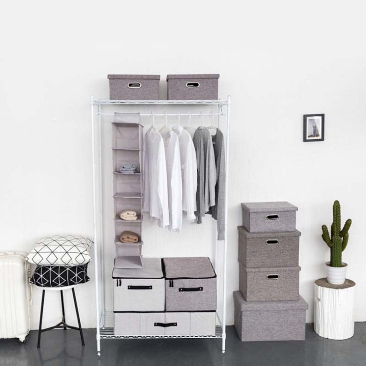 Nonwoven Storage Box Zipper Foldable Underwear Bra Socks Container Drawer Sundries Clothes Home Storage Bag