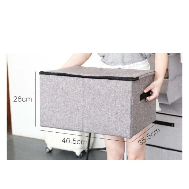 Nonwoven Storage Box Zipper Foldable Underwear Bra Socks Container Drawer Sundries Clothes Home Storage Bag