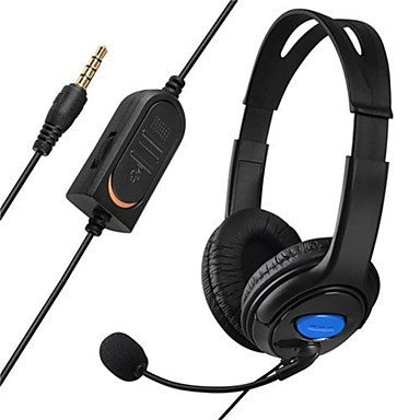 Bilateral Large Headphones PS4 Host Internet Voice Chat Headset for PS4