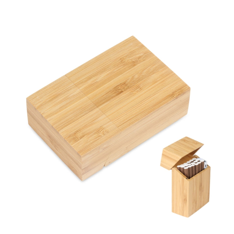 Creative Wooden Cigarette Case Magnet Adsorption Clamshell Cigarette Case