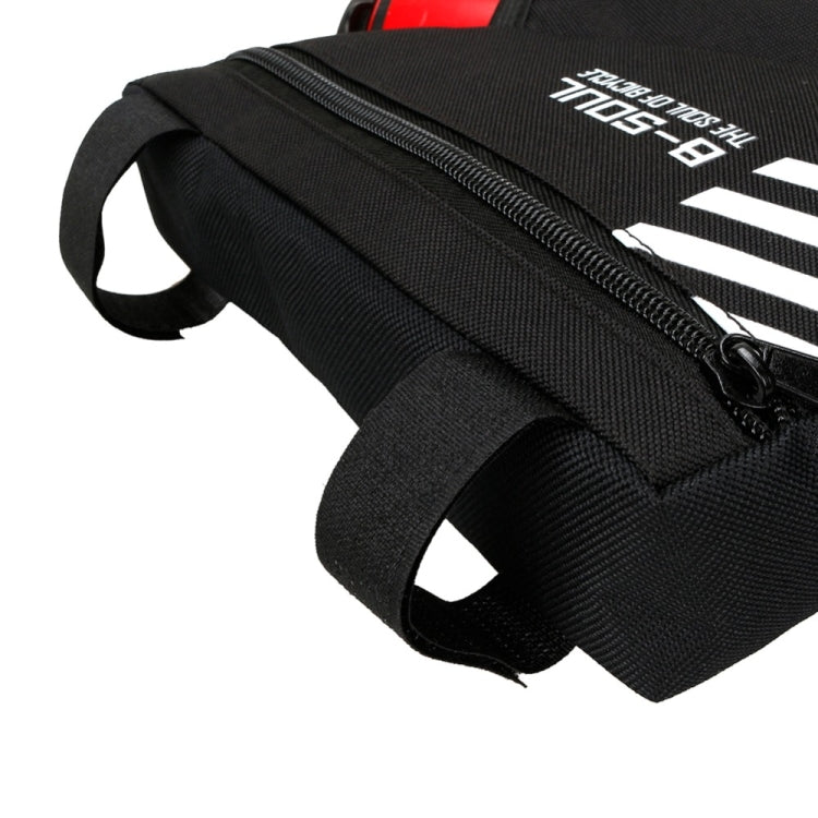 B-soul Bicycle Bags With Water Bottle Triangle Pouch Solid Cycling Front Tube Frame Bag Pocket