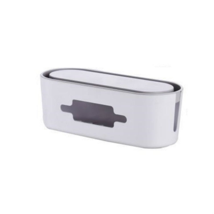 Home Cable Storage Box Hollow Wire Cord Safety Tidy Organizer Container