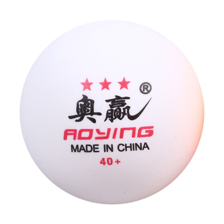 ROYING 10 PCS Professional ABS Table Tennis Training Ball, Diameter: 40mm