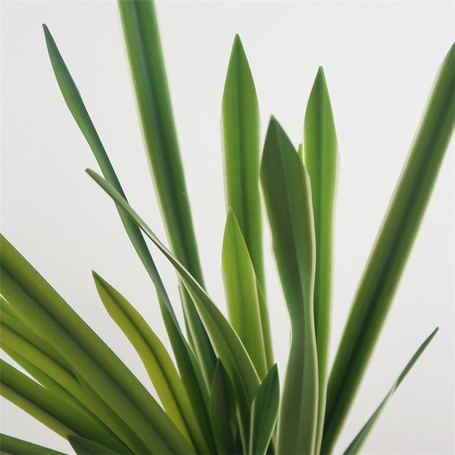 Artificial Orchid Leaf Flower Arrangement DIY Material Simulation Green Plant