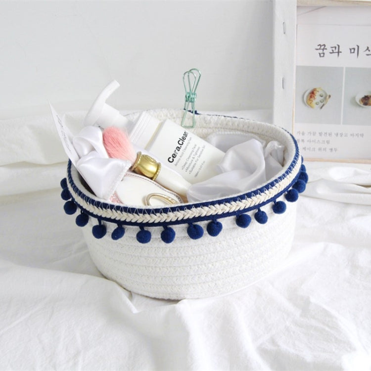 Cotton Rope Woven Desktop Sundries Storage Basket