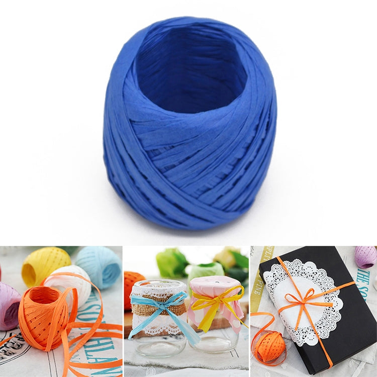 20M Paper Rope Raffia Ribbon Natural Lace Rope Gift Box Wrapping DIY Decoration