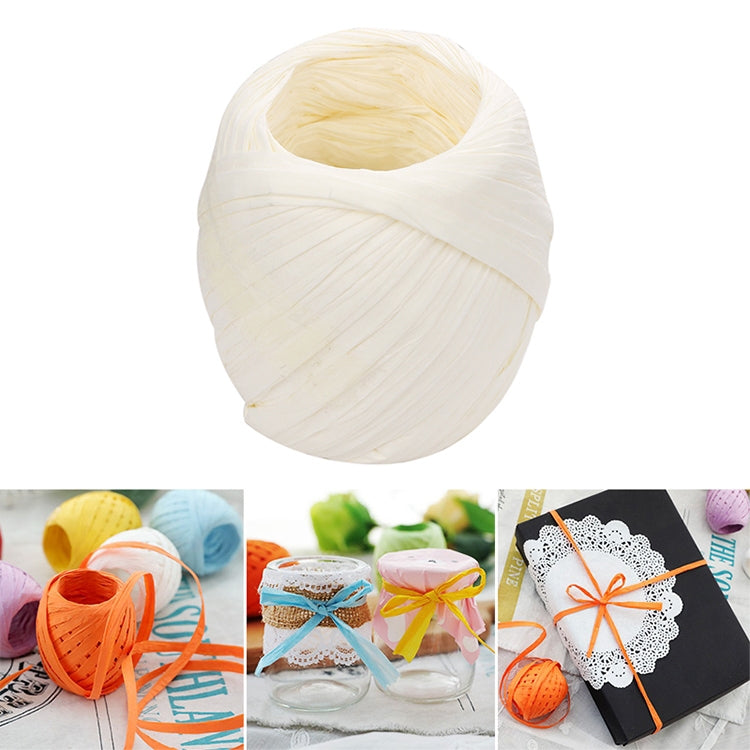 20M Paper Rope Raffia Ribbon Natural Lace Rope Gift Box Wrapping DIY Decoration