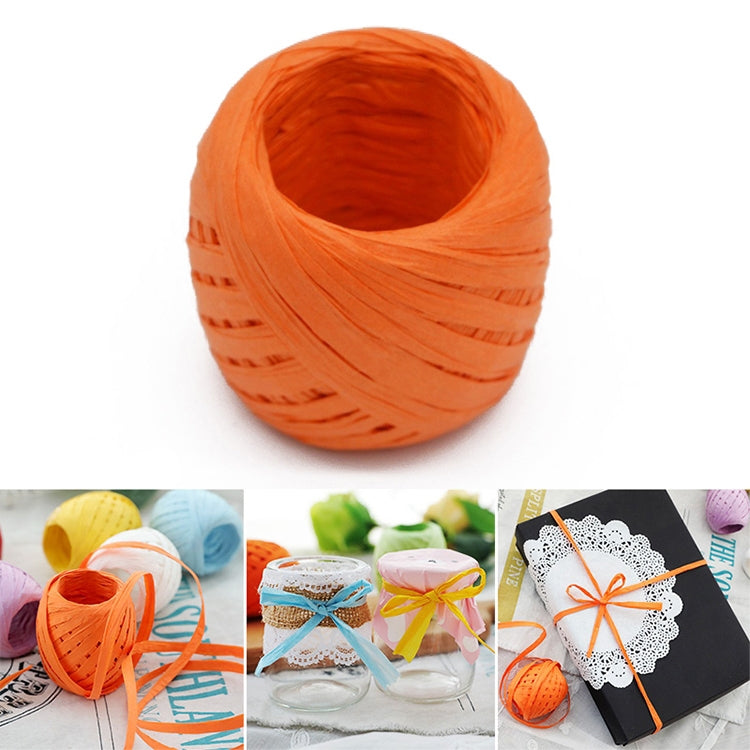 20M Paper Rope Raffia Ribbon Natural Lace Rope Gift Box Wrapping DIY Decoration