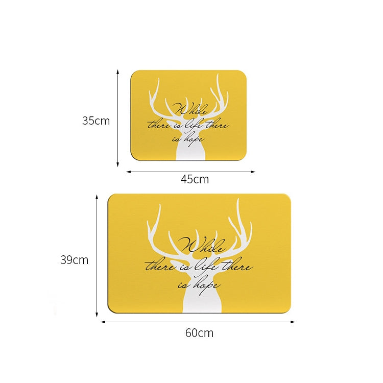 Bathroom Toilet Quick-Drying Absorbent Non-Slip Mats Diatom Ma