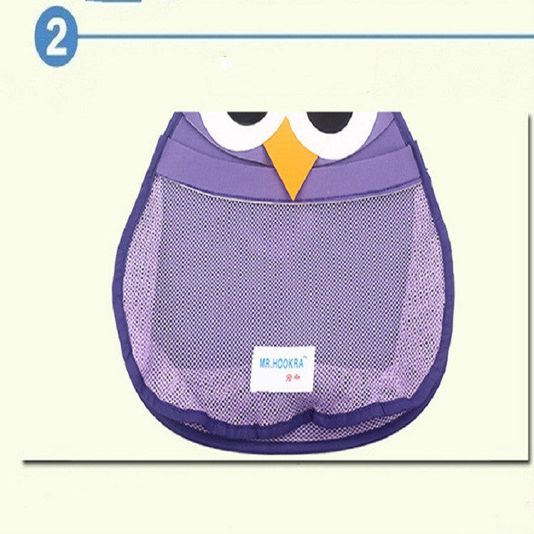 Baby Bath Storage Bag Cartoon Storage  Bag Waterproof Bathroom Mesh Bag