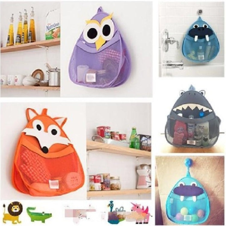 Baby Bath Storage Bag Cartoon Storage  Bag Waterproof Bathroom Mesh Bag