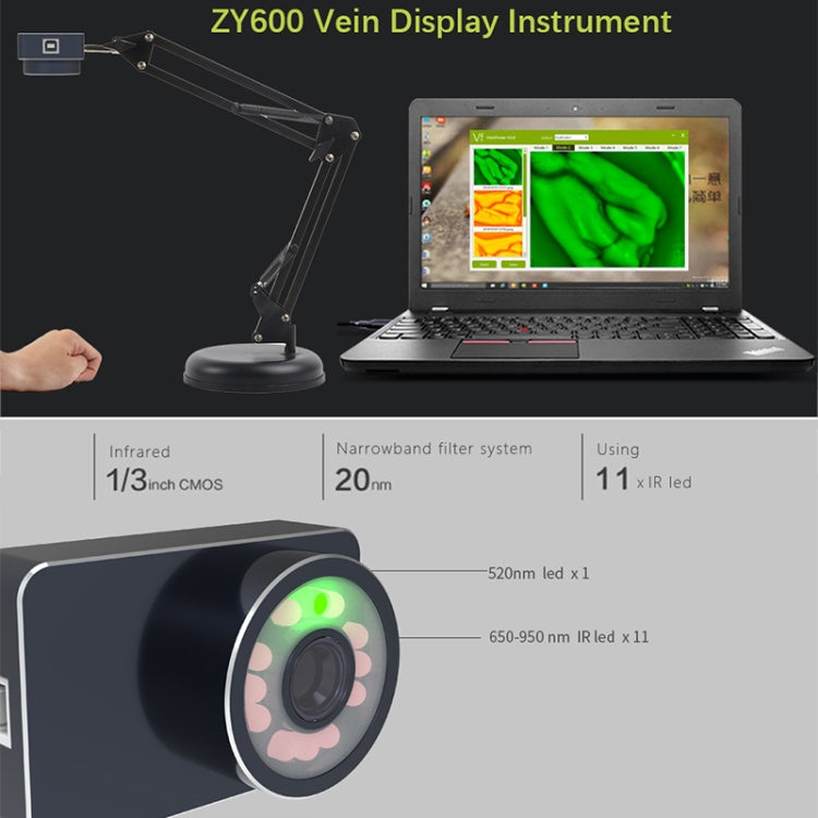 VF620 Infrared Vein Viewer -Desktop HD Adults Children Handy Efficiency Vein Locator