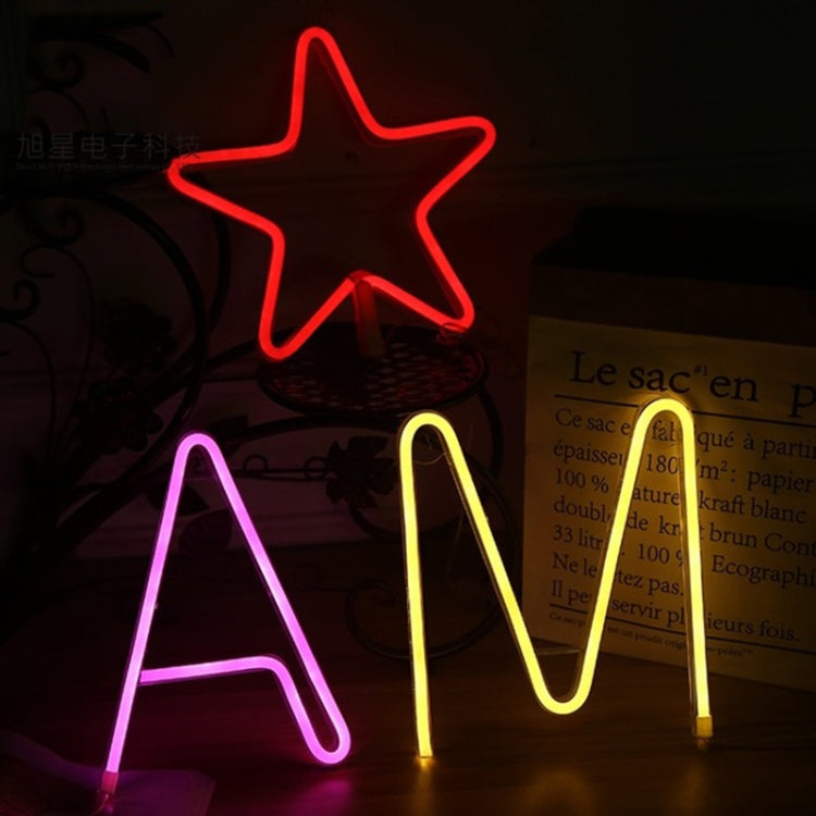 LED Neon Pendant Decoration Lamp Warm Night Light