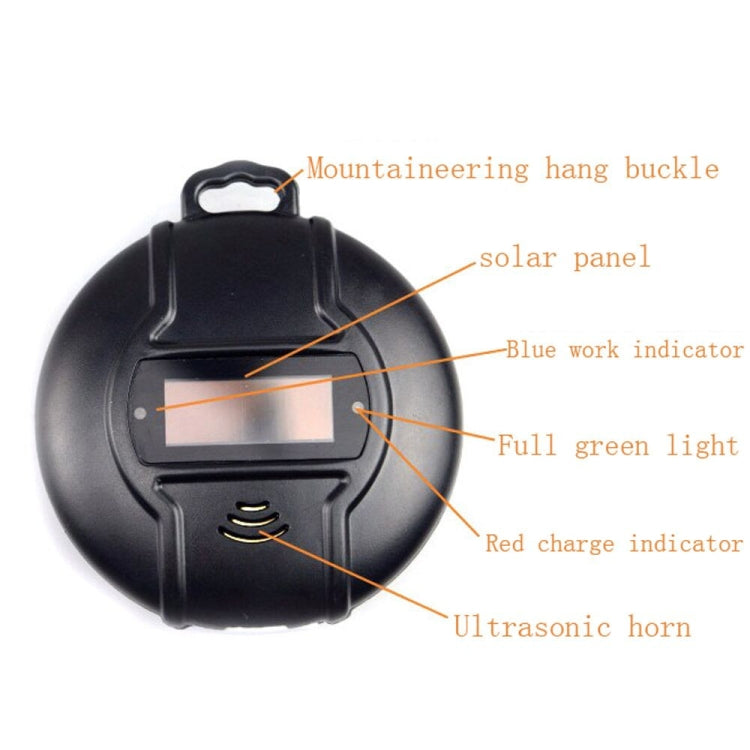 Outdoor Solar Mouse Repellent Portable Compass Ultrasonic Multifunctional Electronic Insect Repellent