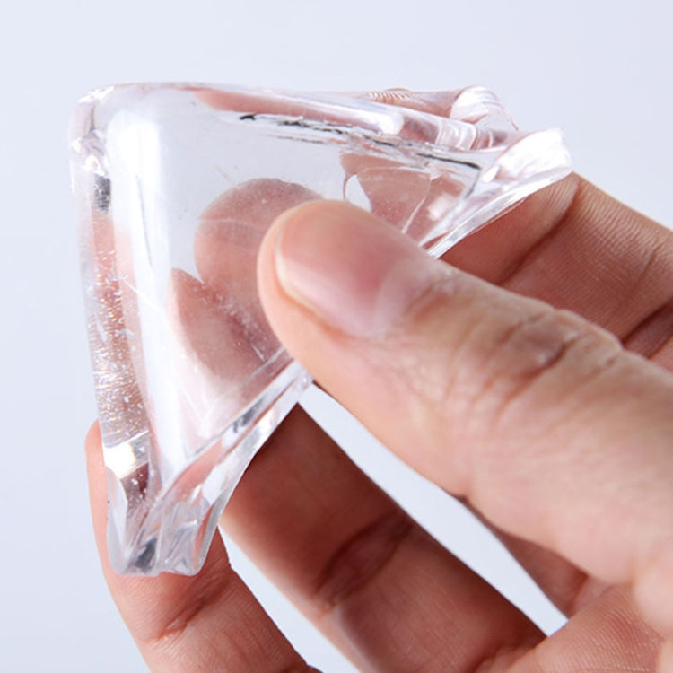 4 PCS Transparent Washing Machine Silicone Pad Anti Vibration Non-Slip Mat Shock Absorbing Pad