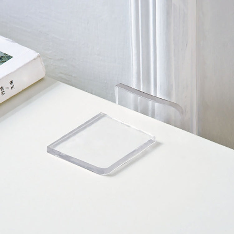 4 PCS Transparent Washing Machine Silicone Pad Anti Vibration Non-Slip Mat Shock Absorbing Pad