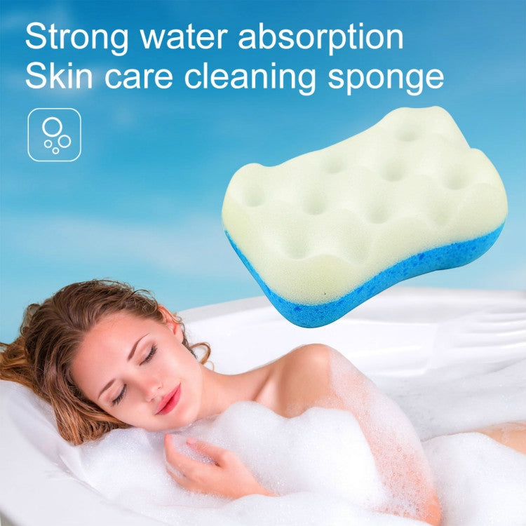 2 PCS Deep Skin Care Bath Sponge Exfoliating Cleansing Washing servant Shower Sponge Brush, Random Color Delivery