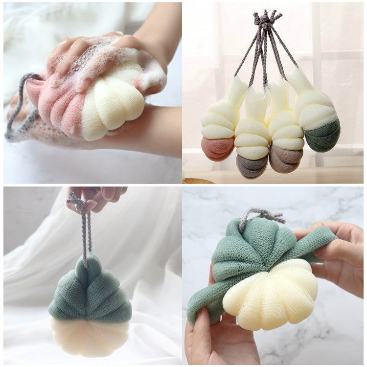 Portable Hanging Bath Flower Ball Soft Foaming Shower Massage Ball Body Exfoliating Bath Brush