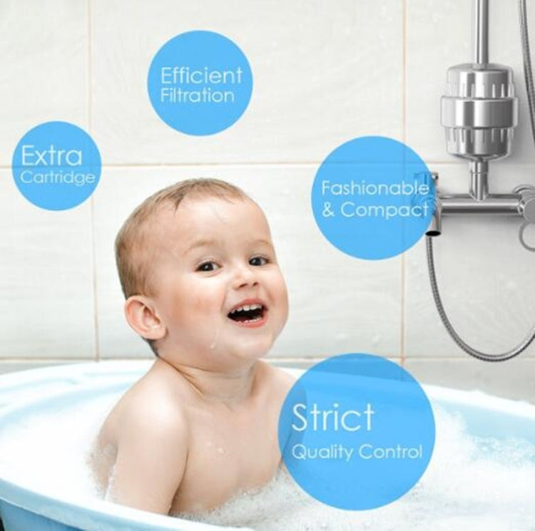 10-15 Layer Activated Carbon Bathroom Shower Filter Bathing Water Filter Purifier Water Shower Set