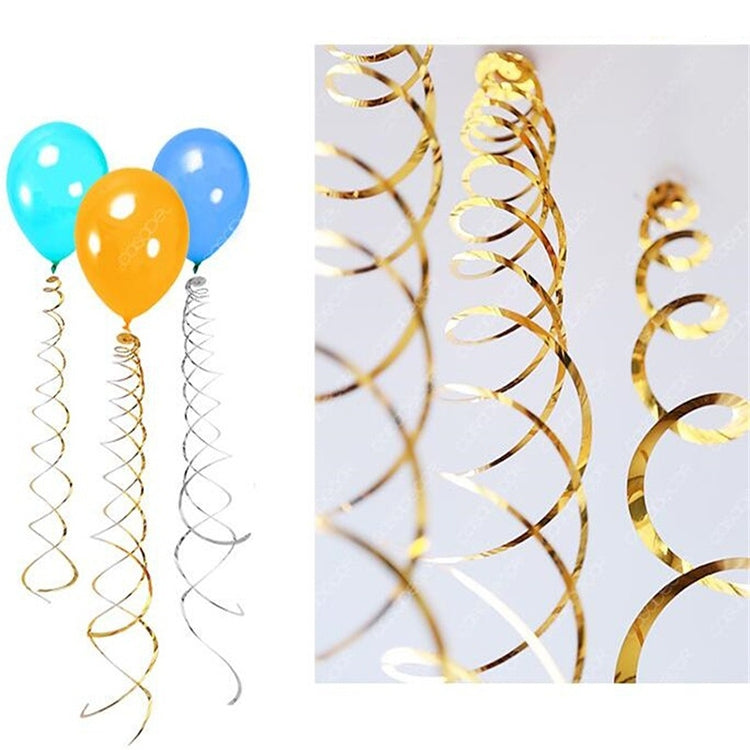 5 PCS 70cm PVC Spiral Ornaments Christmas Kindergarten Classroom Birthday Party Scene Layout Hanging Sequin Ornaments
