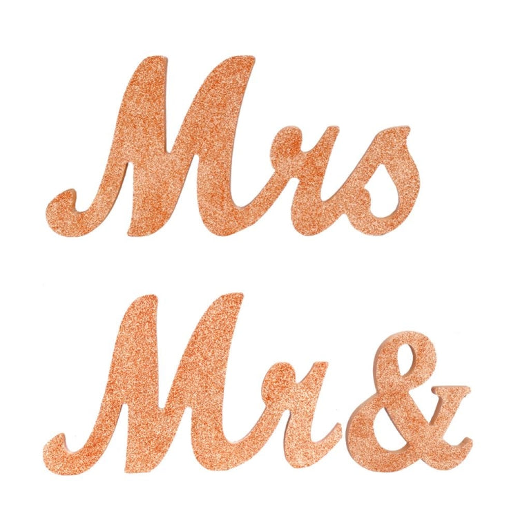 Wooden Mr and Mrs Sign Wedding Decoration