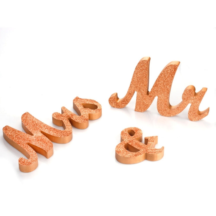 Wooden Mr and Mrs Sign Wedding Decoration