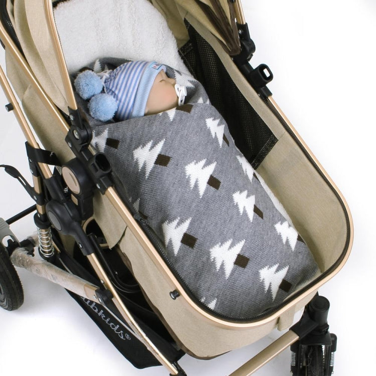 Baby Knit Christmas Tree Hug Blanket out Shawl Cover