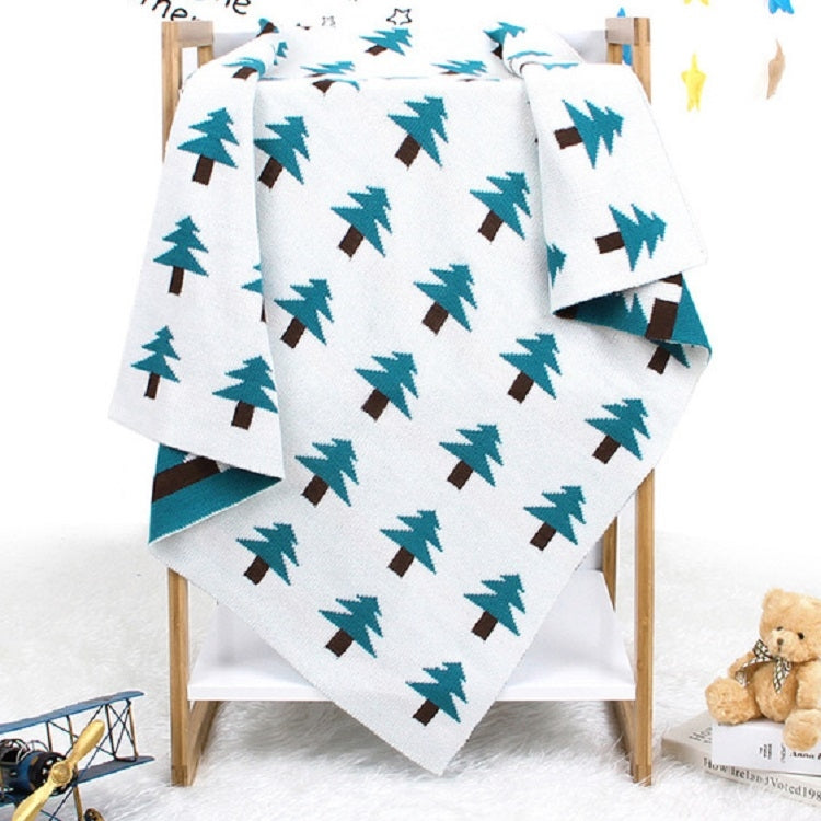 Baby Knit Christmas Tree Hug Blanket out Shawl Cover