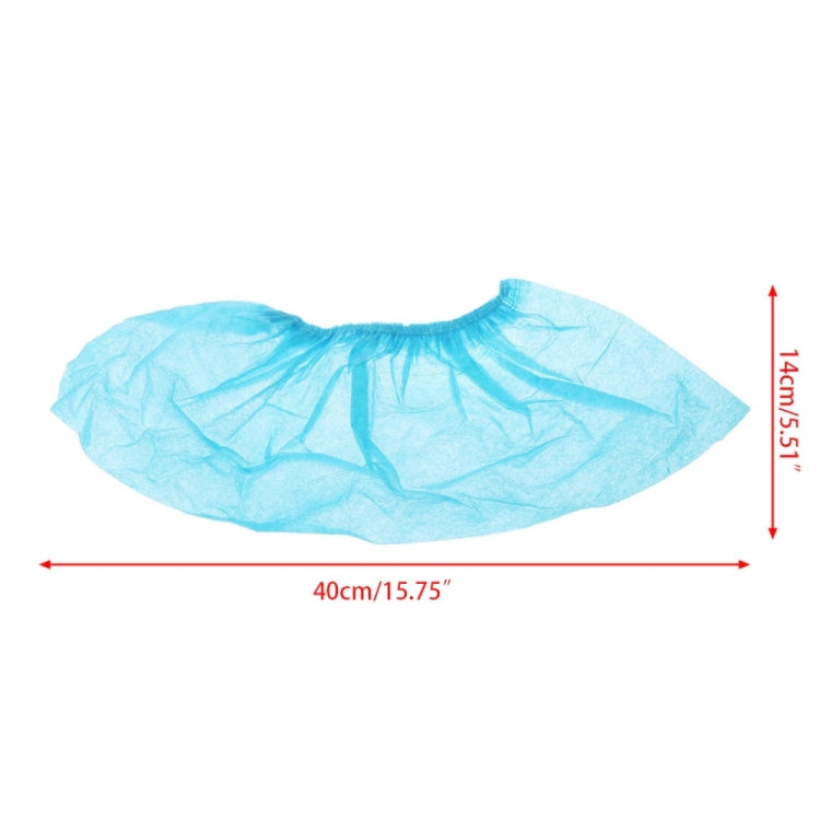 100 PCS Disposable Shoe Covers Indoor Cleaning Floor Non-Woven Fabric Overshoes